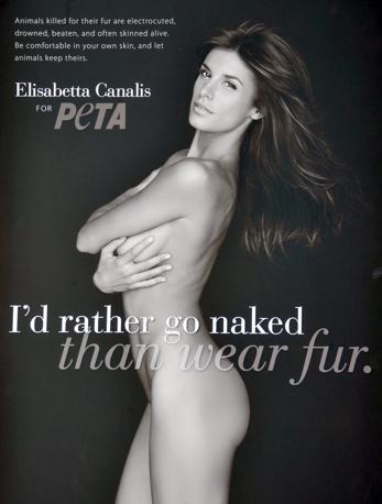 elisabetta canalis nuda peta
