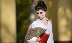 trucco geisha - trucco carnevale