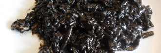 risotto nero seppia - menù san valentino