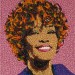 Mosaico Whitney Houston realizzato da Jason Mecier