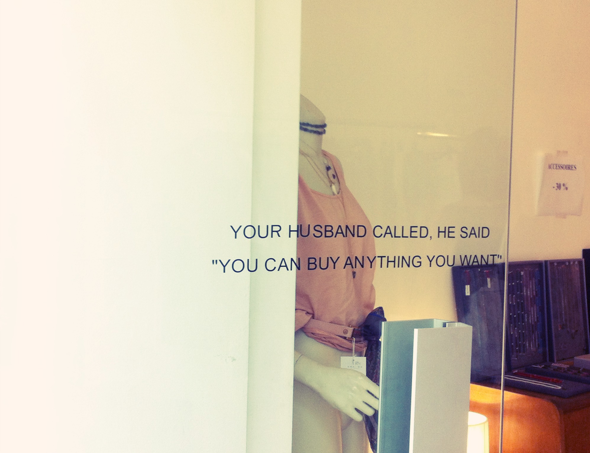 your husband called