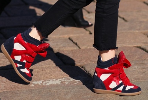 Isabel Marant sneakers con zeppa