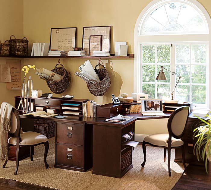 classic home office look home