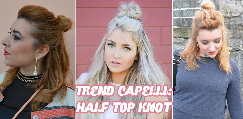 trend half top knot